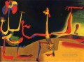 Hombre y mujer delante de un montón de excrementos Joan Miró